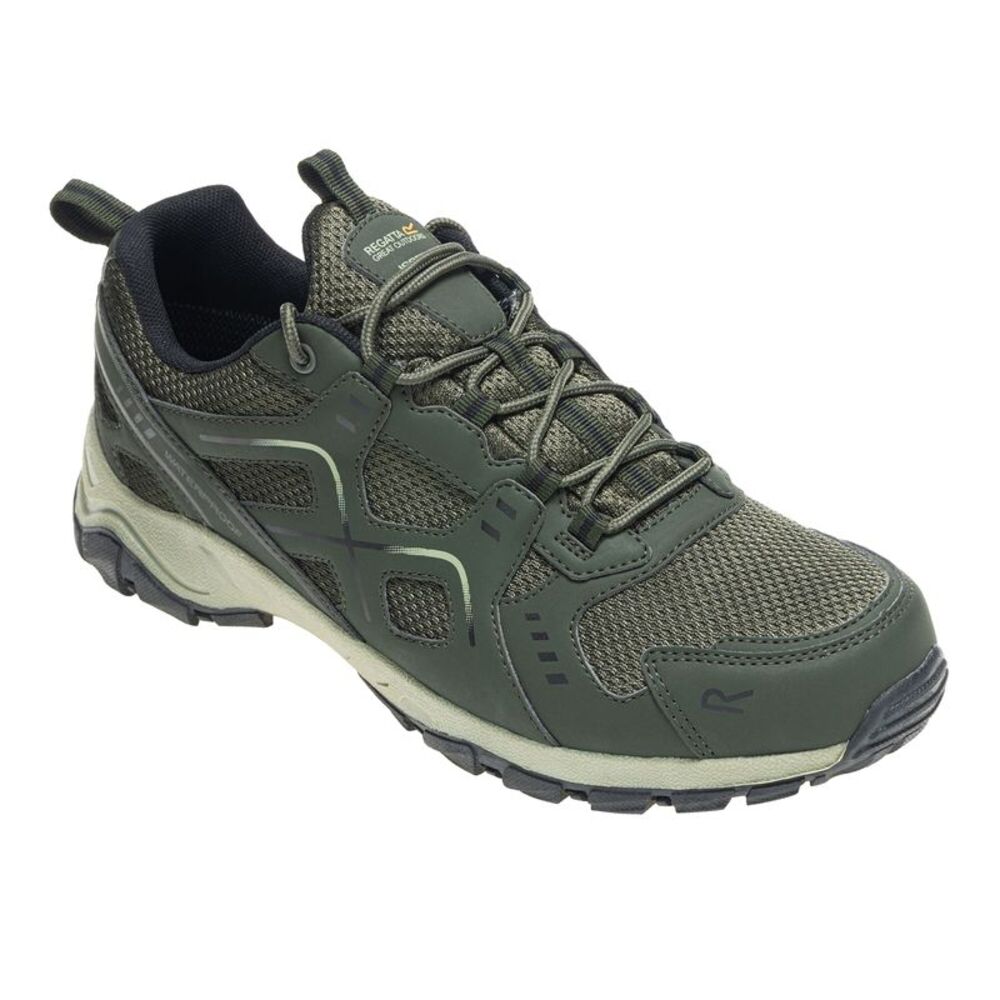 Regatta Mens Vendeavour Waterproof Walking Shoes / Dark Khaki
